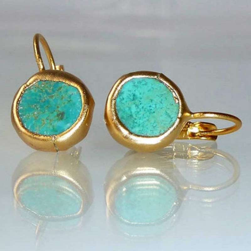 Ethnic Indian Fashion - Vintage Boho Ethnic Green Resin Stone