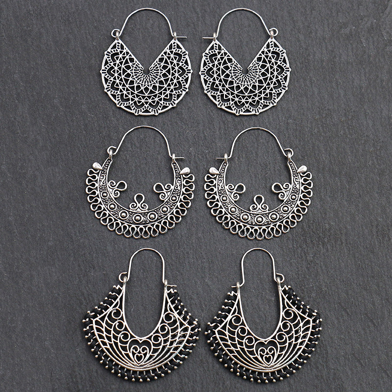 Cổ Bạc-Mạ Rỗng Hợp Kim Hình Họ - đánh giá và giá Ethnic Indian Fashion