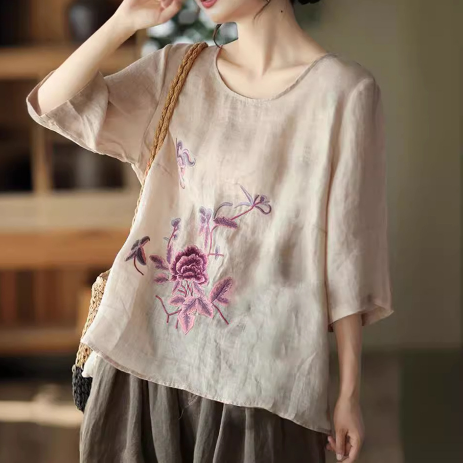 Plus Size Women's Summer Retro - đánh giá và giá Ethnic Fabric
