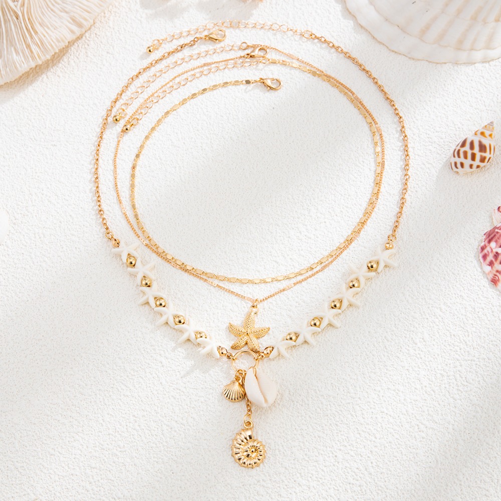 3pcs Set Boho Ocean-style Laye - đánh giá và giá Ethnic Fashion Jewellery