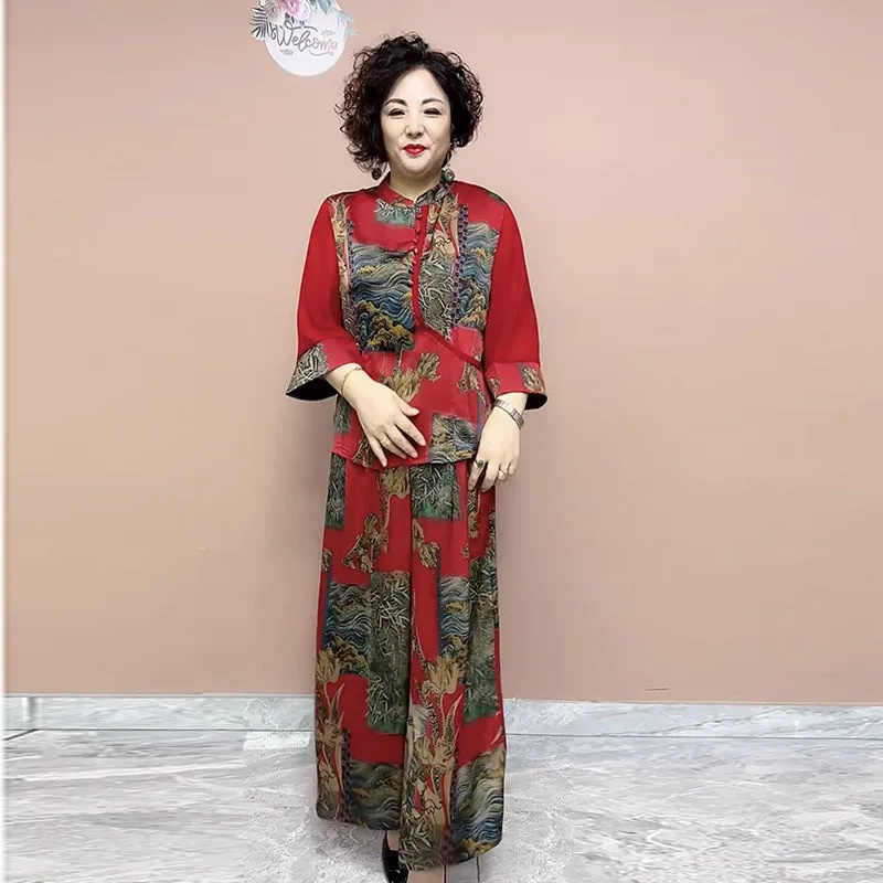 2025 New Wide Leg Trouser Set  - đánh giá và giá Ethnic Fashion For Ladies