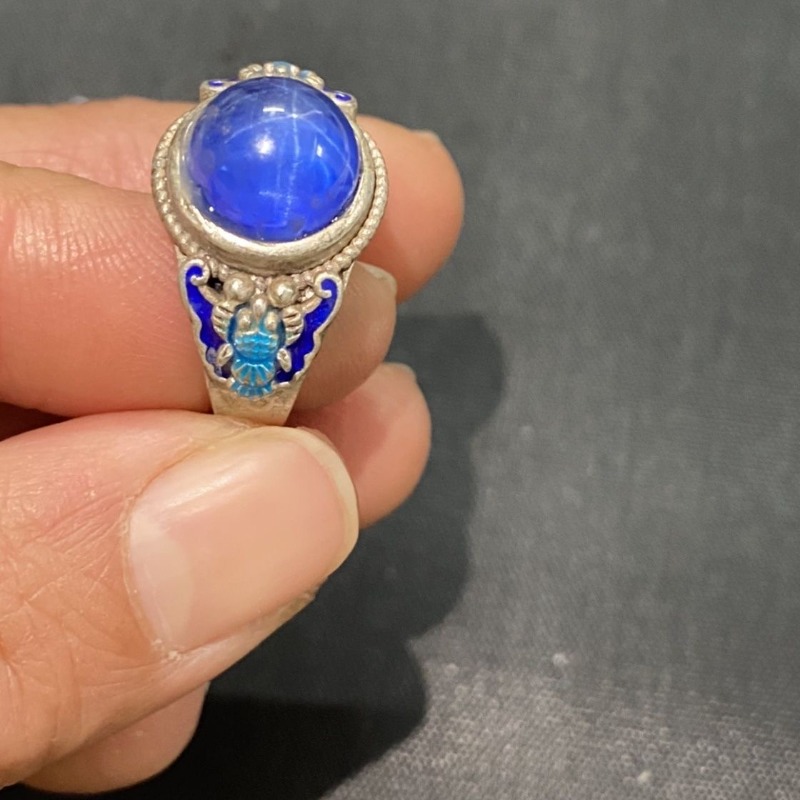 Ethnic Cloisonne Open Ring, Ex - đánh giá và giá Ethnic Wear Fashion Designer