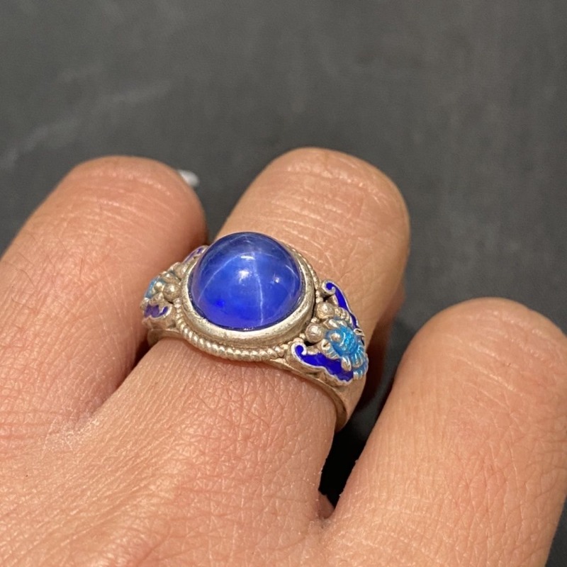 Ethnic Cloisonne Open Ring, Ex - đánh giá và giá Ethnic Wear Fashion Designer