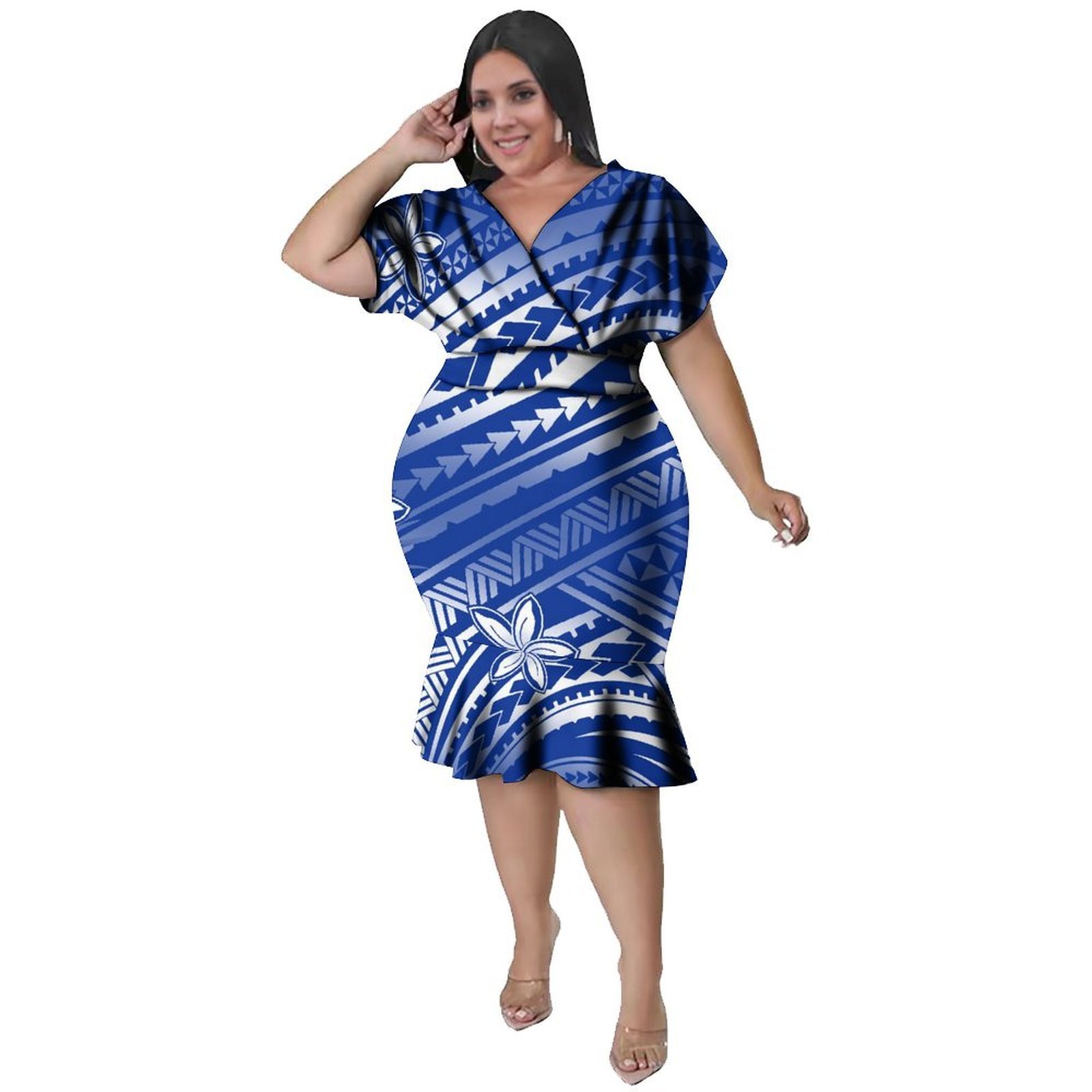 V-Neckline  Women'S Polynesian - đánh giá và giá Ethnic Fabric