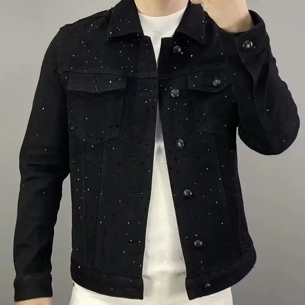 Jeans Coat for Men Button Casu - đánh giá và giá Haori Japanese Jacket