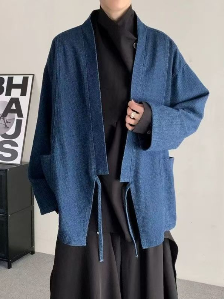 Vintage Japanese Style Denim C - đánh giá và giá Haori Japanese Jacket