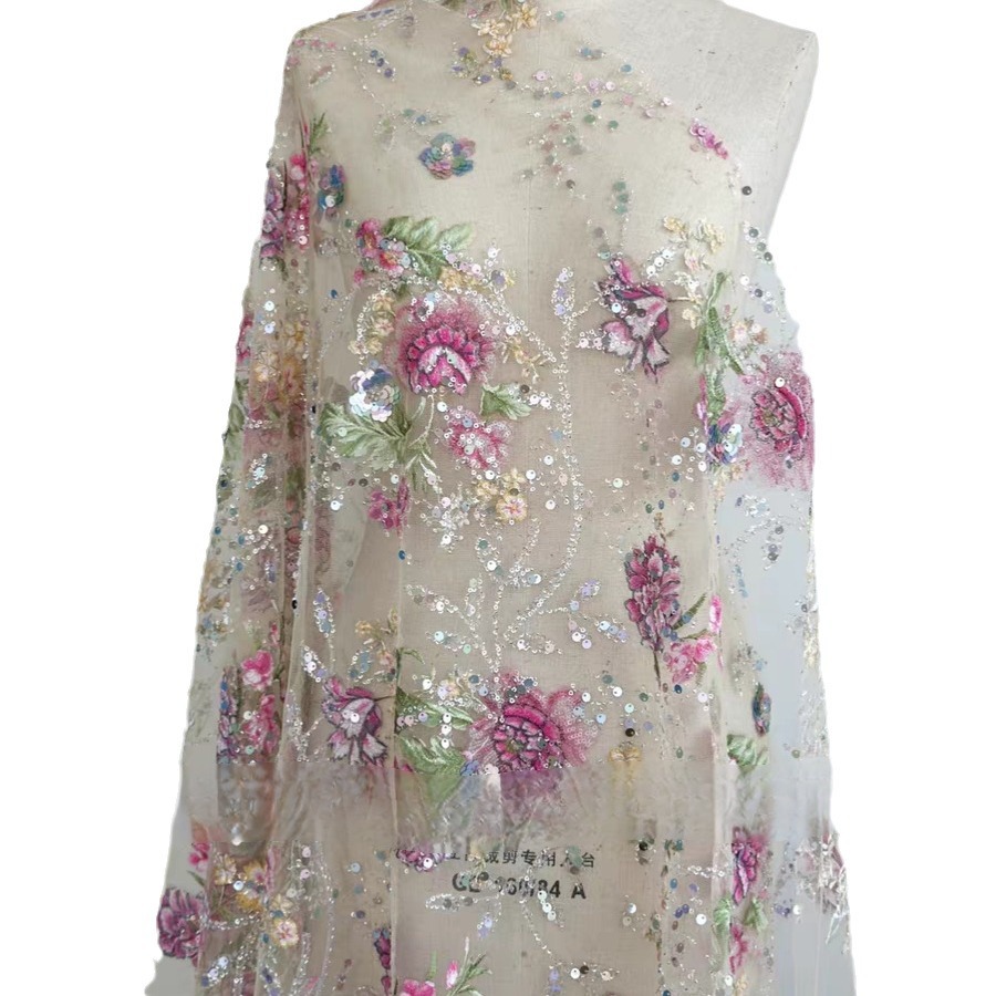 1M 120Cm Wide Luxury Beaded La - đánh giá và giá Ethnic Fabric