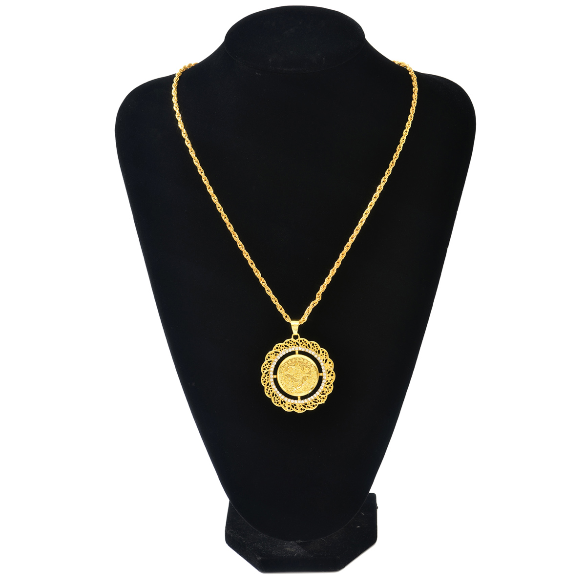 Vintage Golden Coin Necklace T - đánh giá và giá Ethnic Wear Fashion Designer