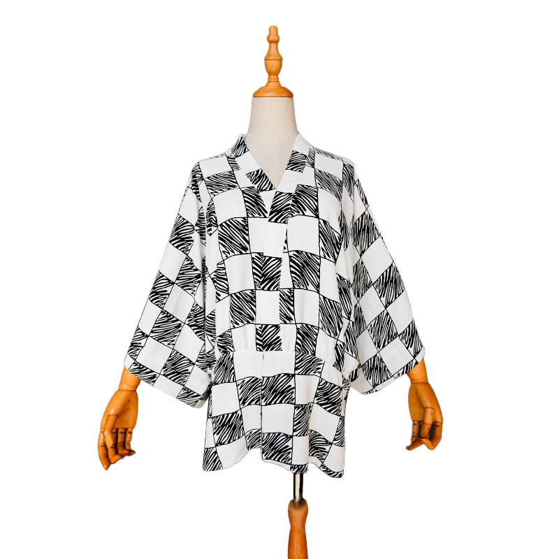 Summer Feather Woven Jacket Me - đánh giá và giá Haori Japanese Jacket