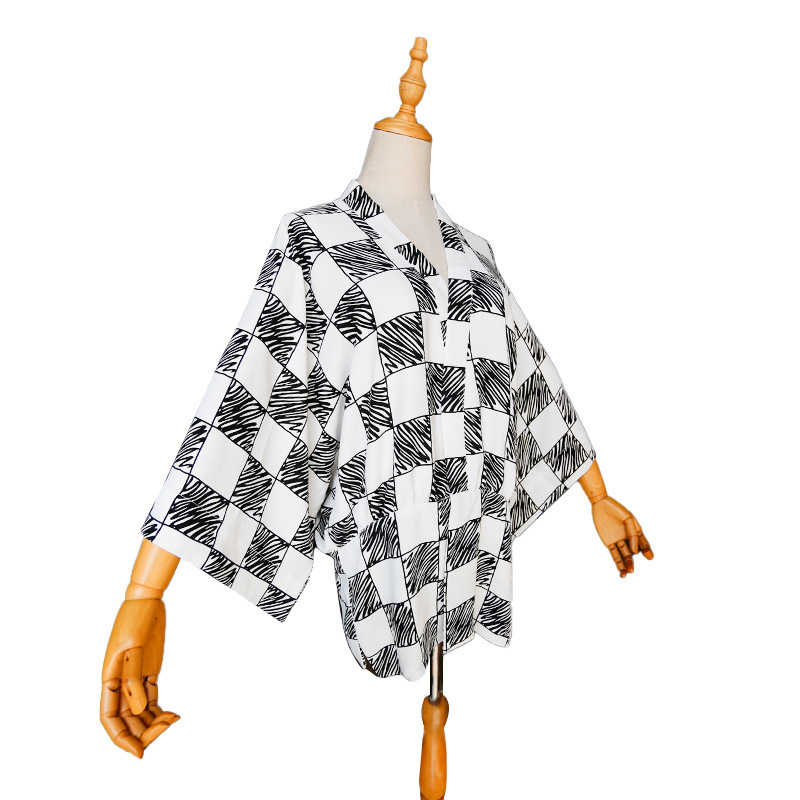 Summer Feather Woven Jacket Me - đánh giá và giá Haori Japanese Jacket