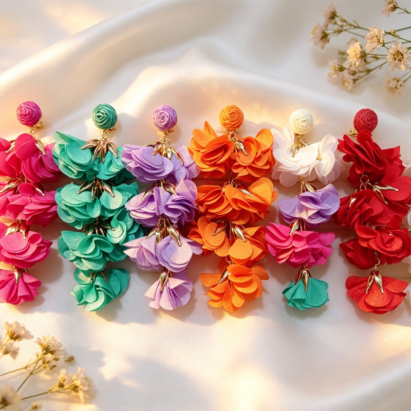 Ethnic Colorful Flower Tassel  - đánh giá và giá Ethnic Fashion Trends 2026